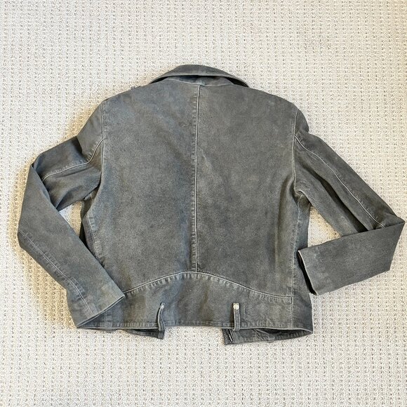 The Kooples Women’s Washed Suede Moto Jacket - Picture 2 of 2